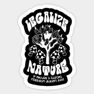 Legalize Nature Sticker